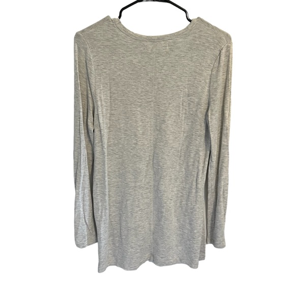 Workshop Republic Clothing Loose Layered Long Sleeve V-Neck, Size Small - Picture 2 of 5